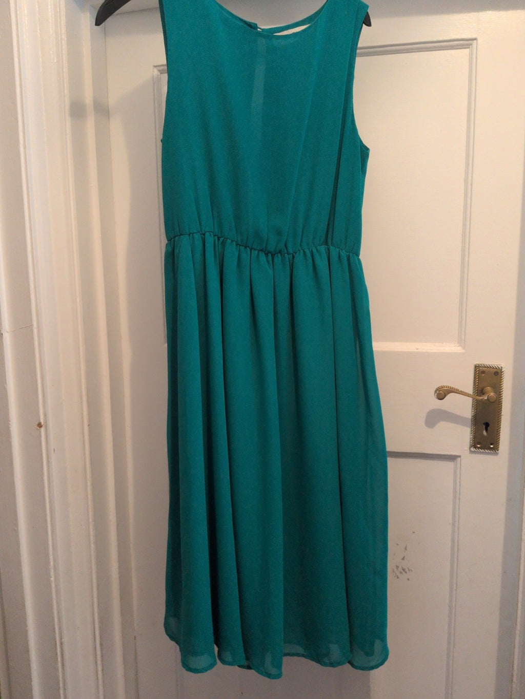 True Decadence 10 Turquoise Lined Sleeveless Dress