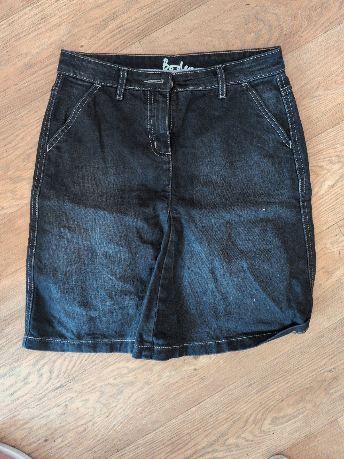 Boden 10R Denim Skirt Knee Length