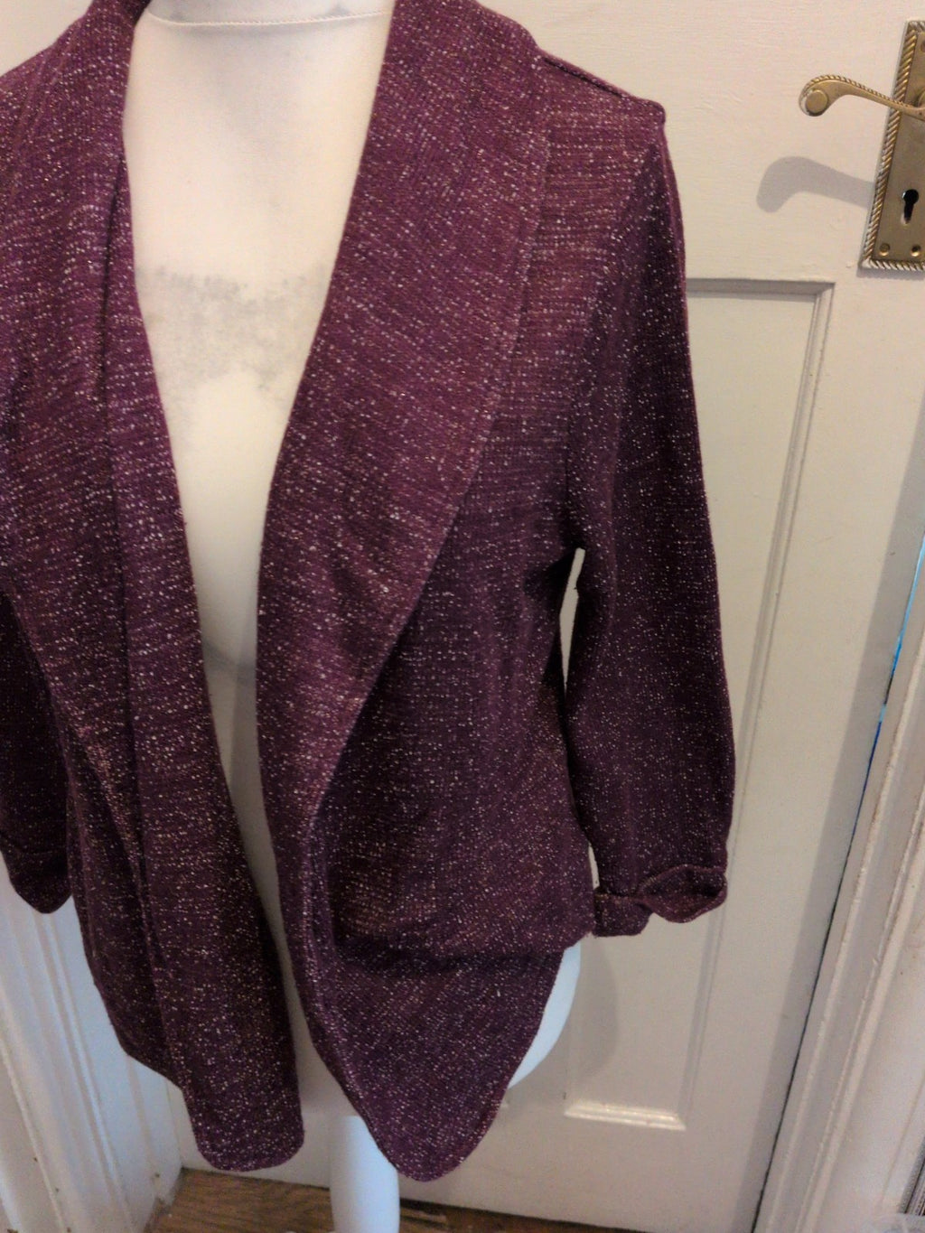 S21 Originals 18 Purple Flecked Cardigan