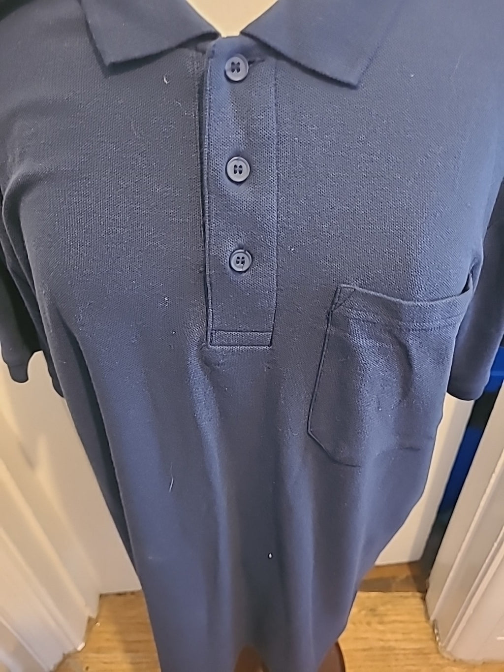 Mens Fruit Of The Loom Size XL Navy Polo