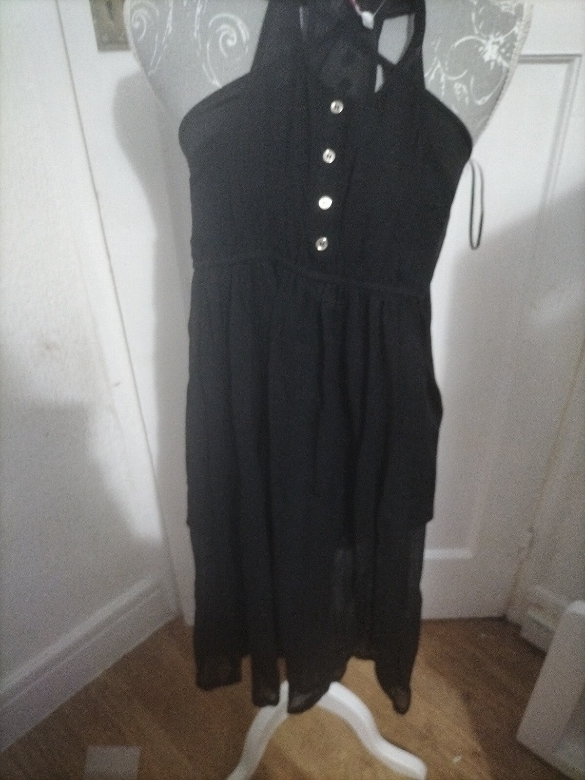 Girls 11 Years 2 Piece Black Dress