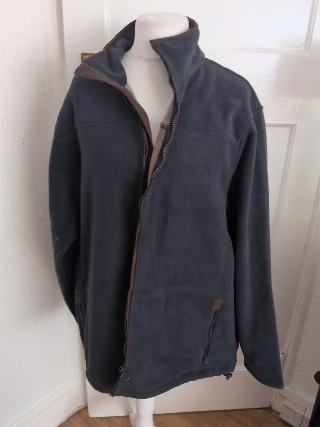 Country Estate XL Navy Full Zip Jumper