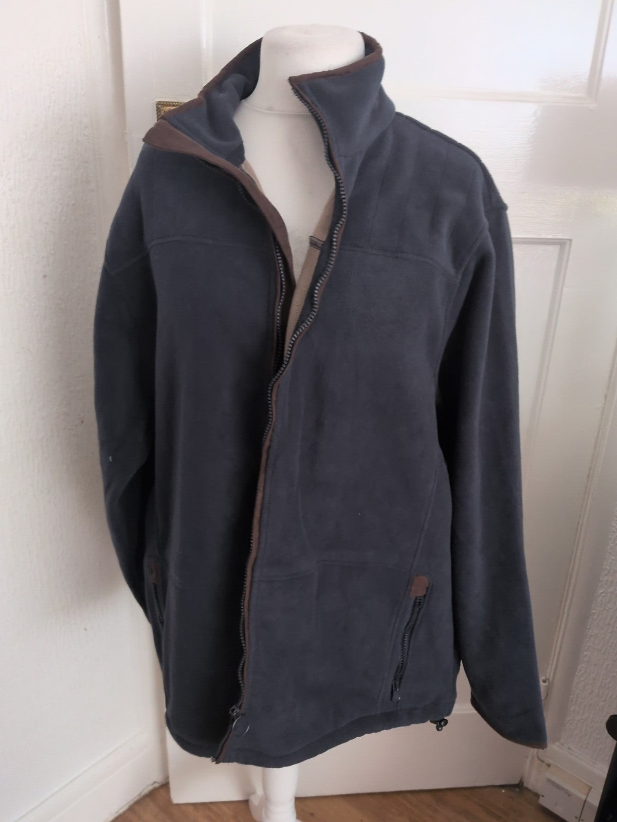 Country Estate XL Navy Full Zip Jumper