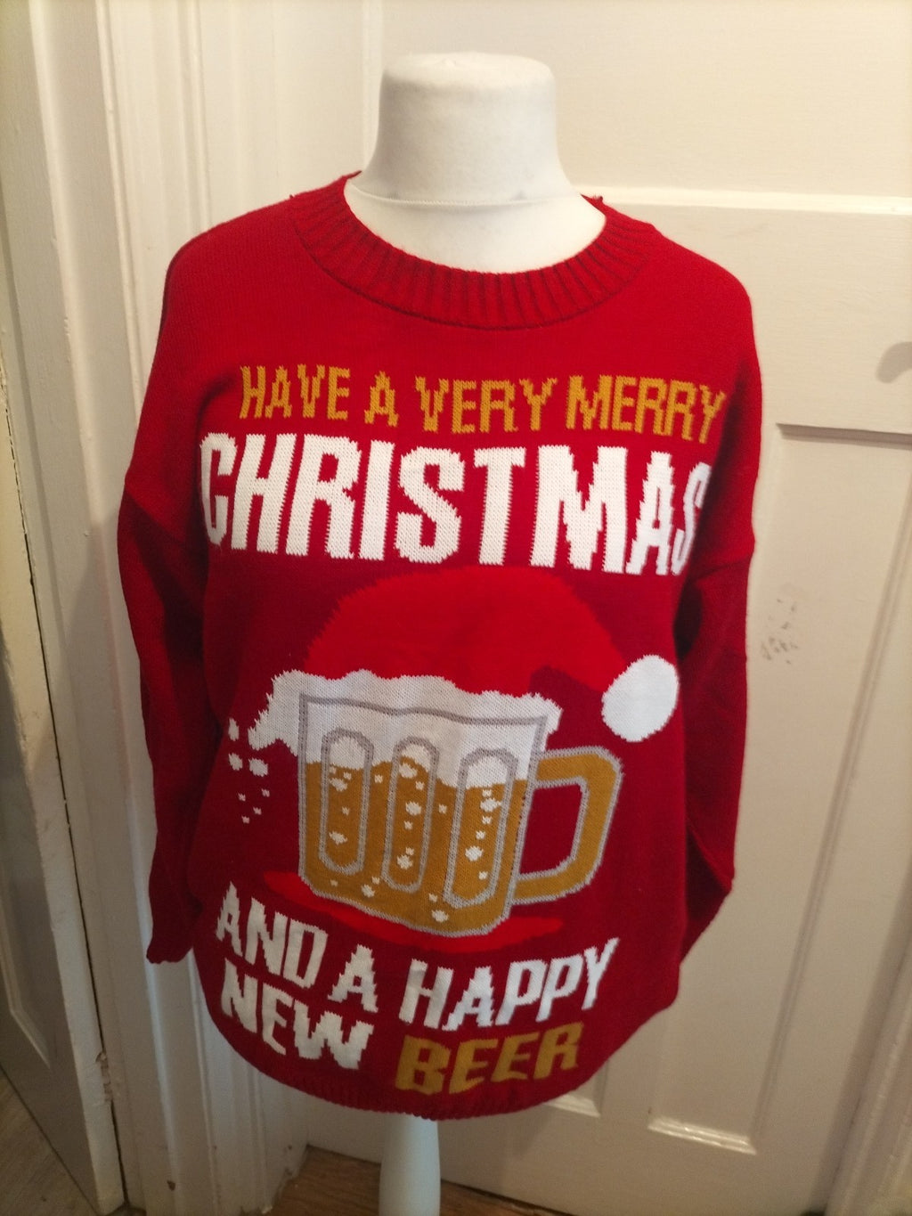 Blush Avenue XL Red Christmas Style Pullover Jumper