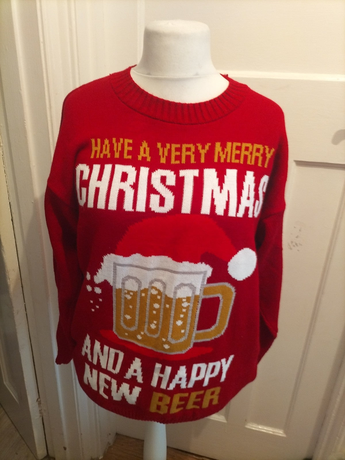 Blush Avenue XL Red Christmas Style Pullover Jumper