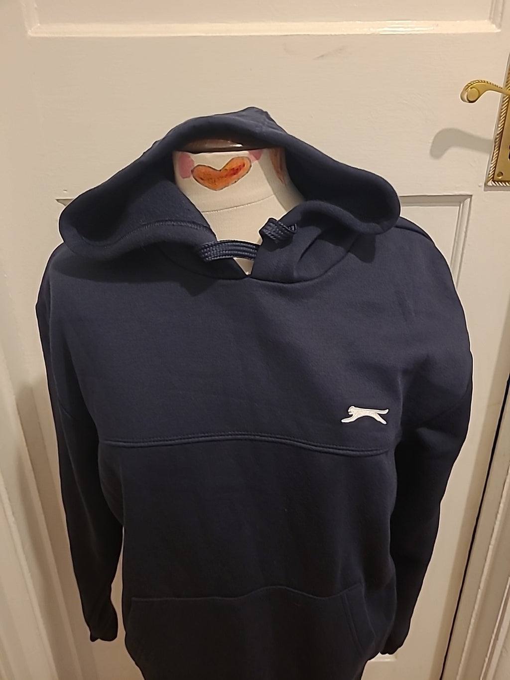 Mens Slazenger Size Small Navy Long Sleeved Hoodie