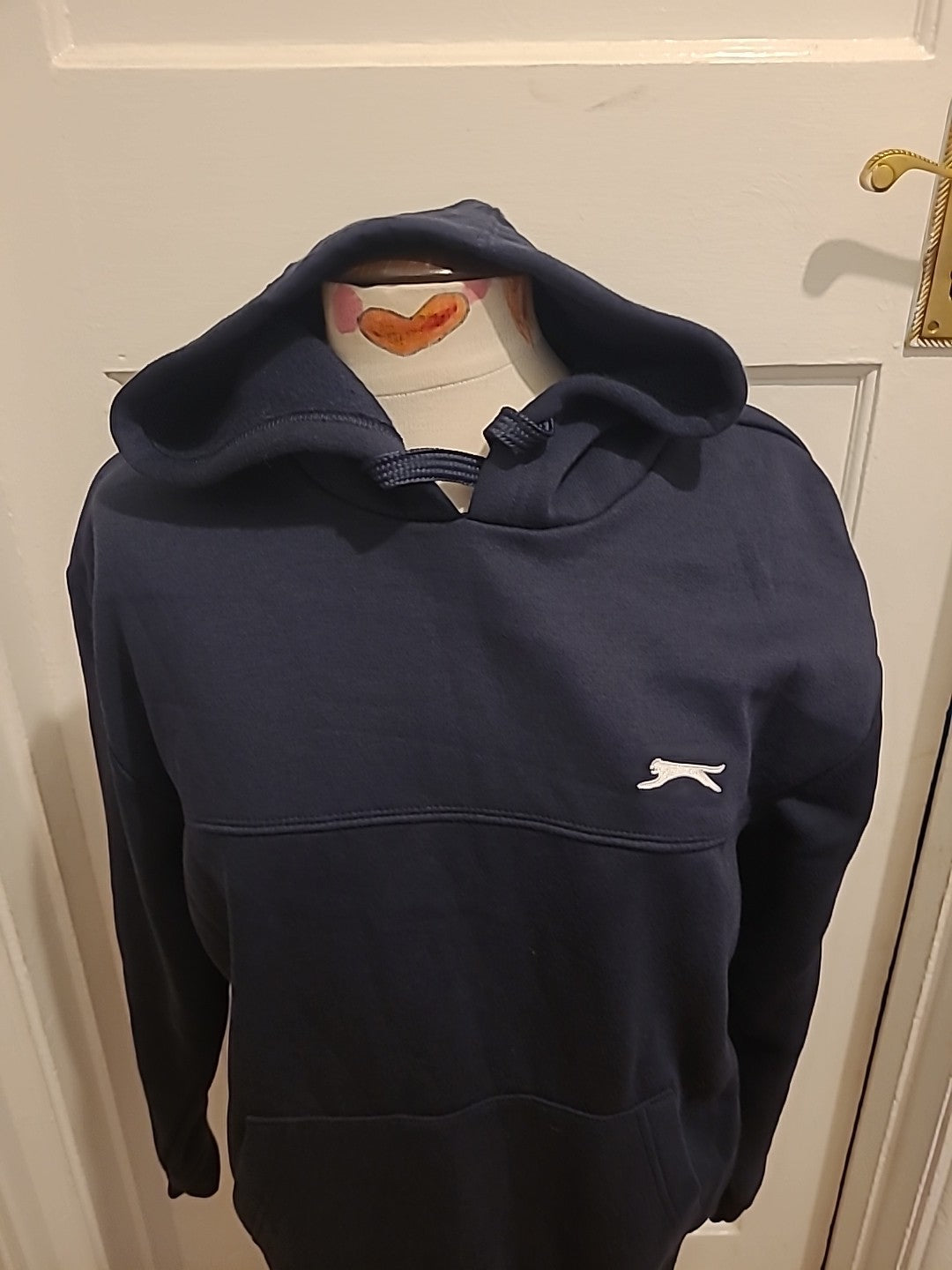 Mens Slazenger Size Small Navy Long Sleeved Hoodie