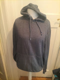 George Large Grey Navy Fleck Pullover Hoodie