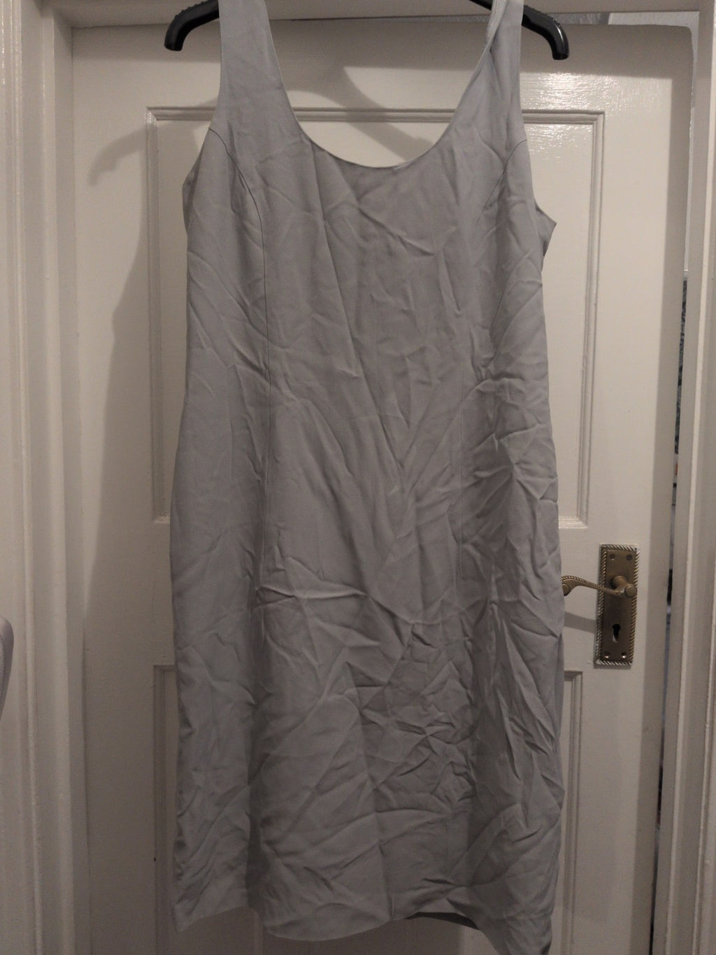 Gerard Darel EU 42 Grey Lined Sleeveless Dress
