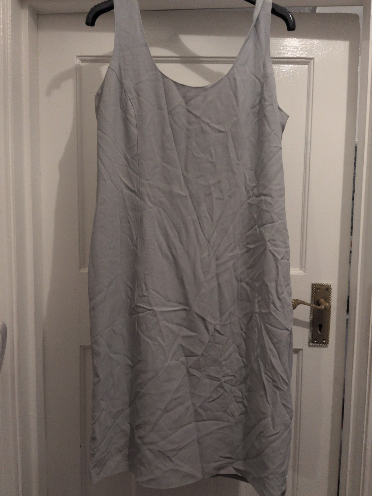 Gerard Darel EU 42 Grey Lined Sleeveless Dress