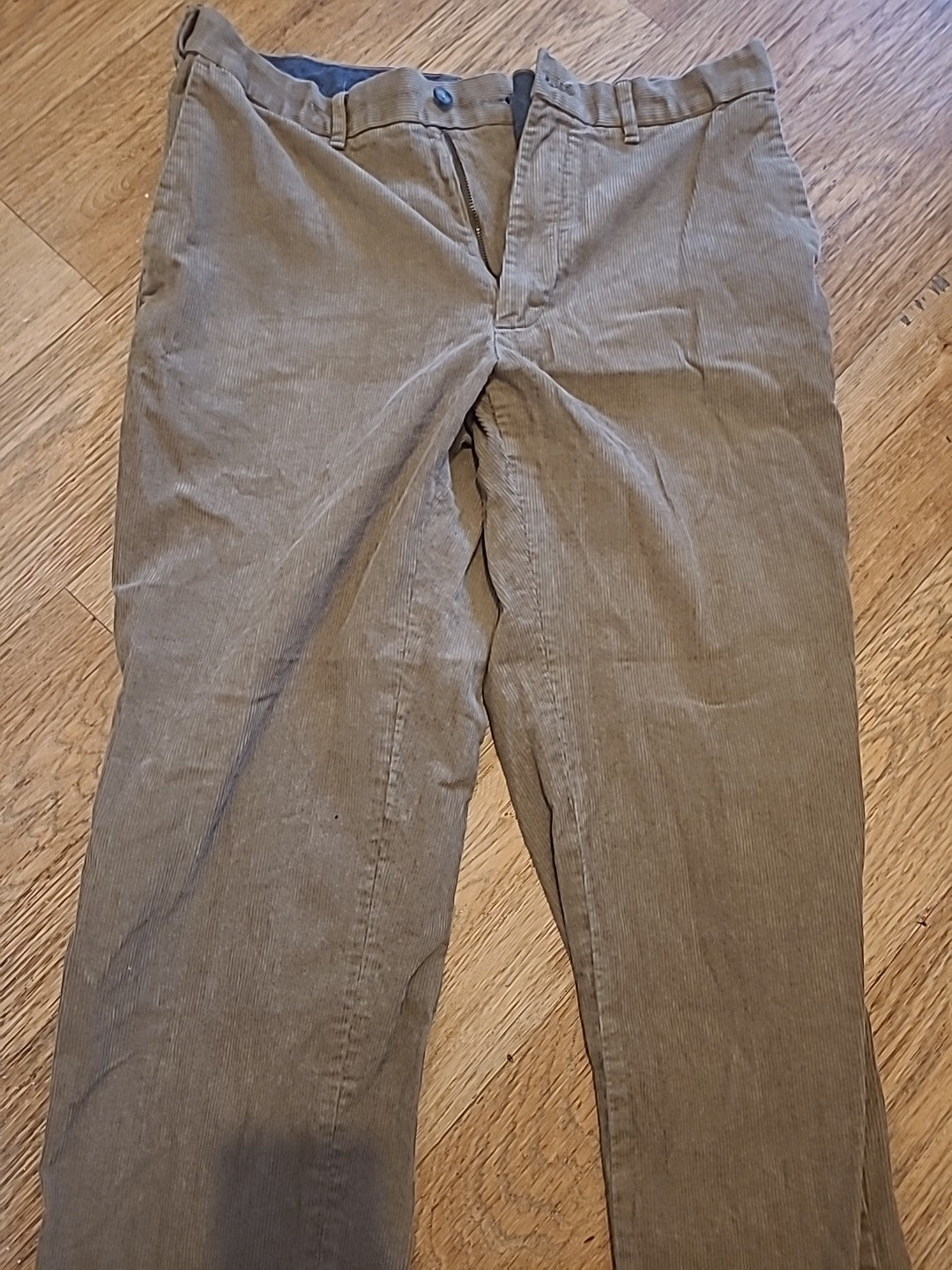 Ladies Marks And Spencer Size 38x31 Regular Camel Chino