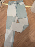 Ladies Denim And Co Size 8 Blue Toned Straight Jeans