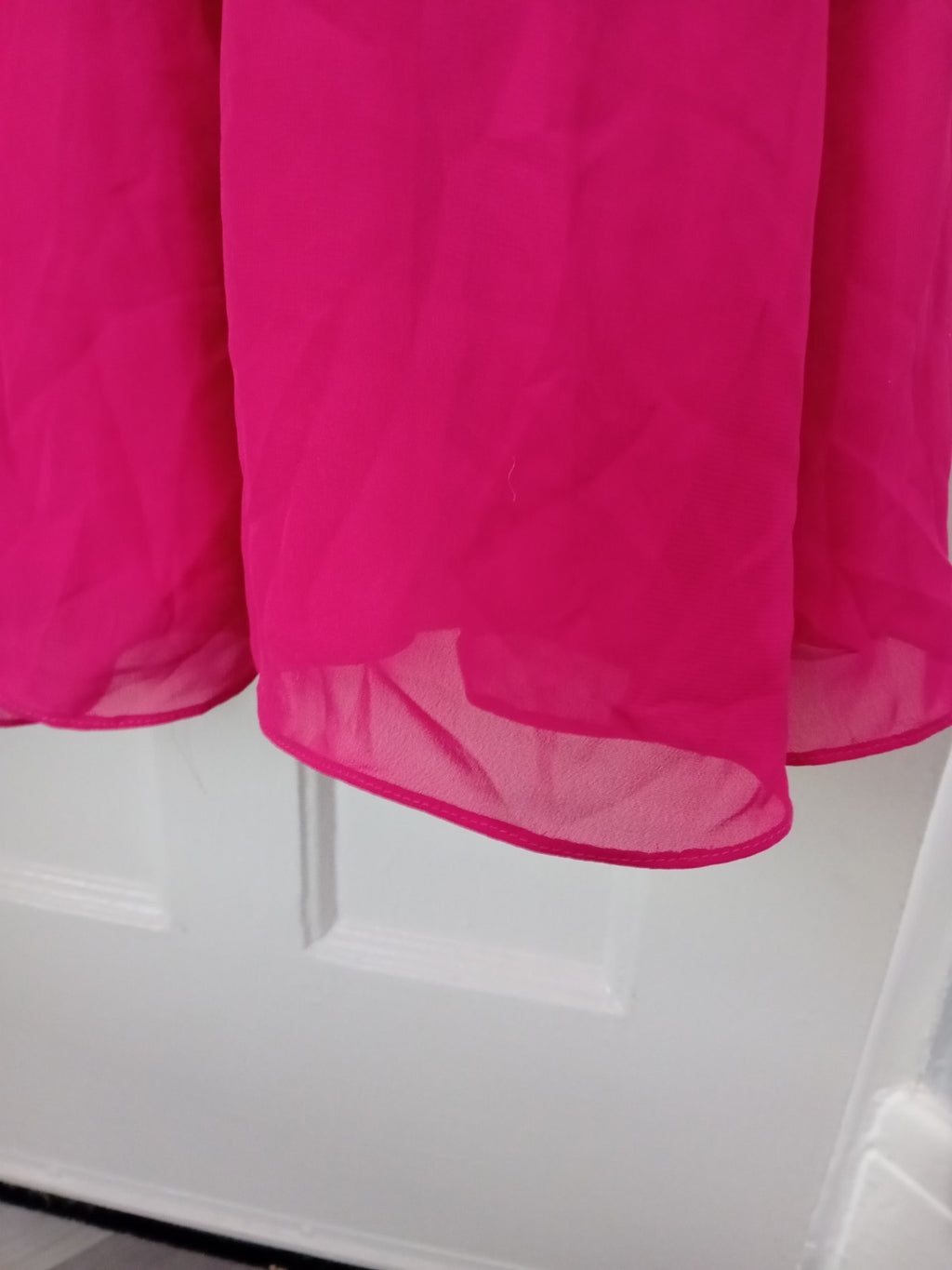 Ladies Era Boutique Cerise Pink Evening Dress Size Small Free Delivery