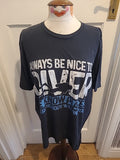 Mens Gildan Size XL Black With Slogan Short Sleeved Tshirt