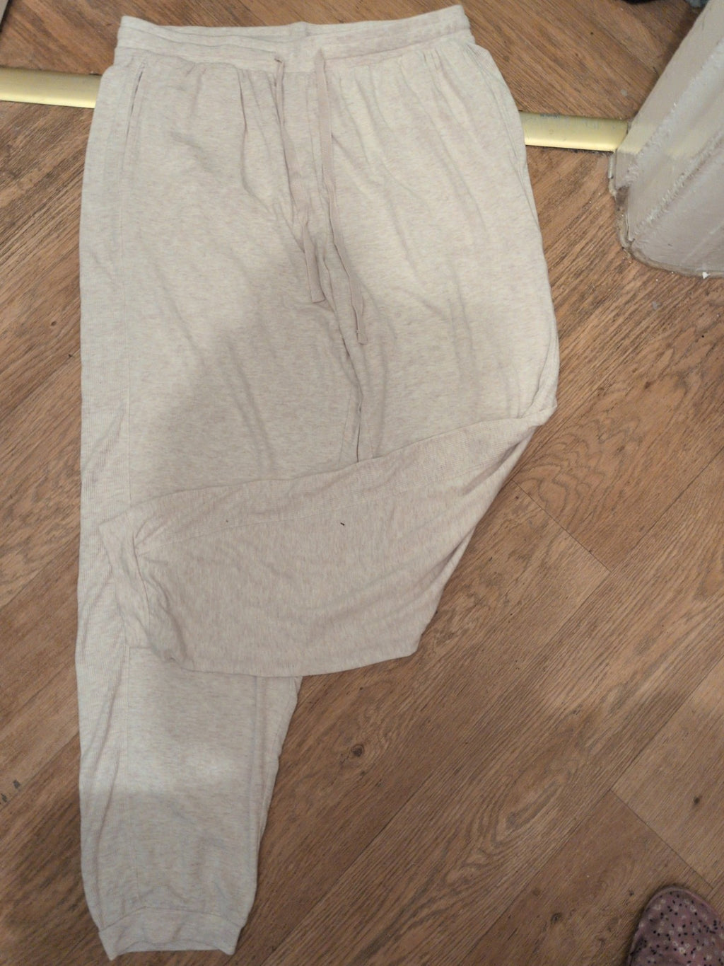 Primark Medium Natural Elasticated Pyjama Bottoms