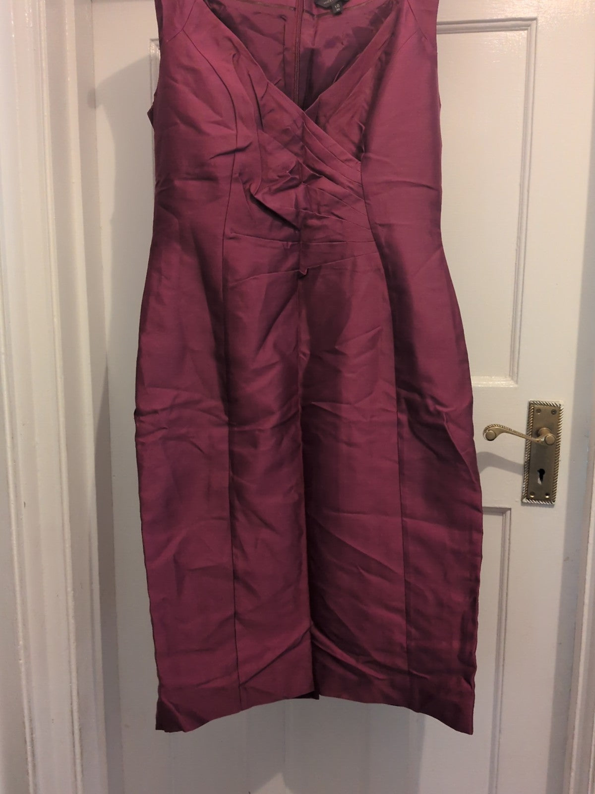 Alexon 10 Purple Sleeveless Dress