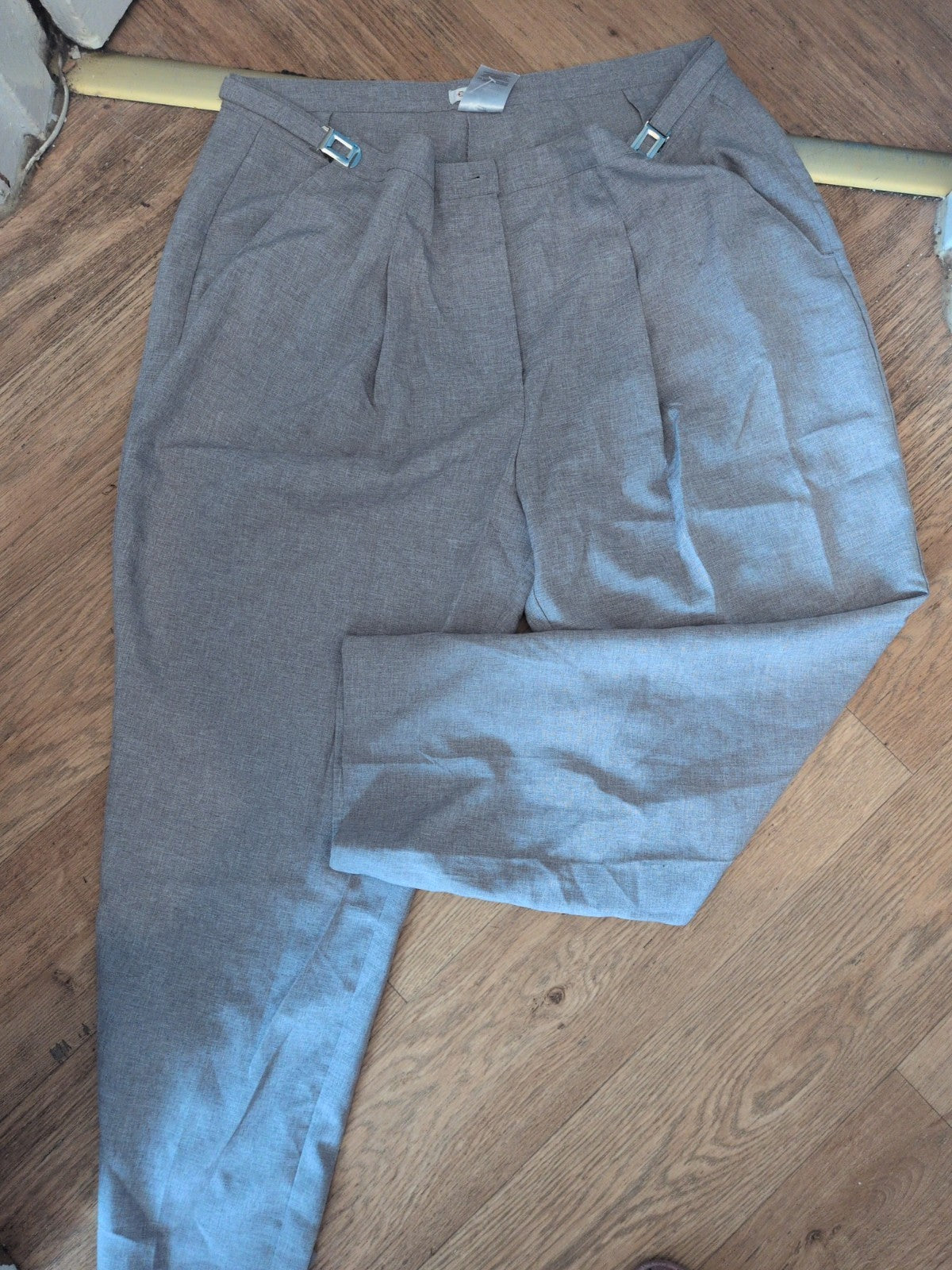 Damart 20 Grey Pale Lilac Adjustable Trousers