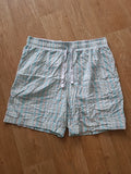 Mens Tu Man Size L Multi Check Elasticated Shorts