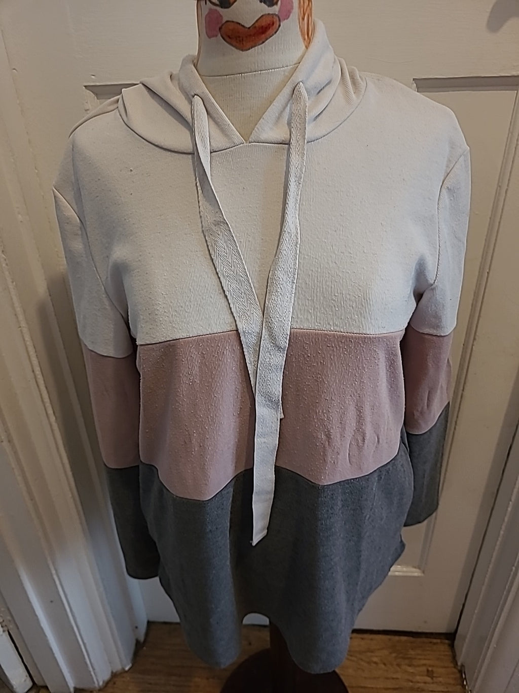 Ladies Blooming Jelly Size Medium Striped Pullover Jumper