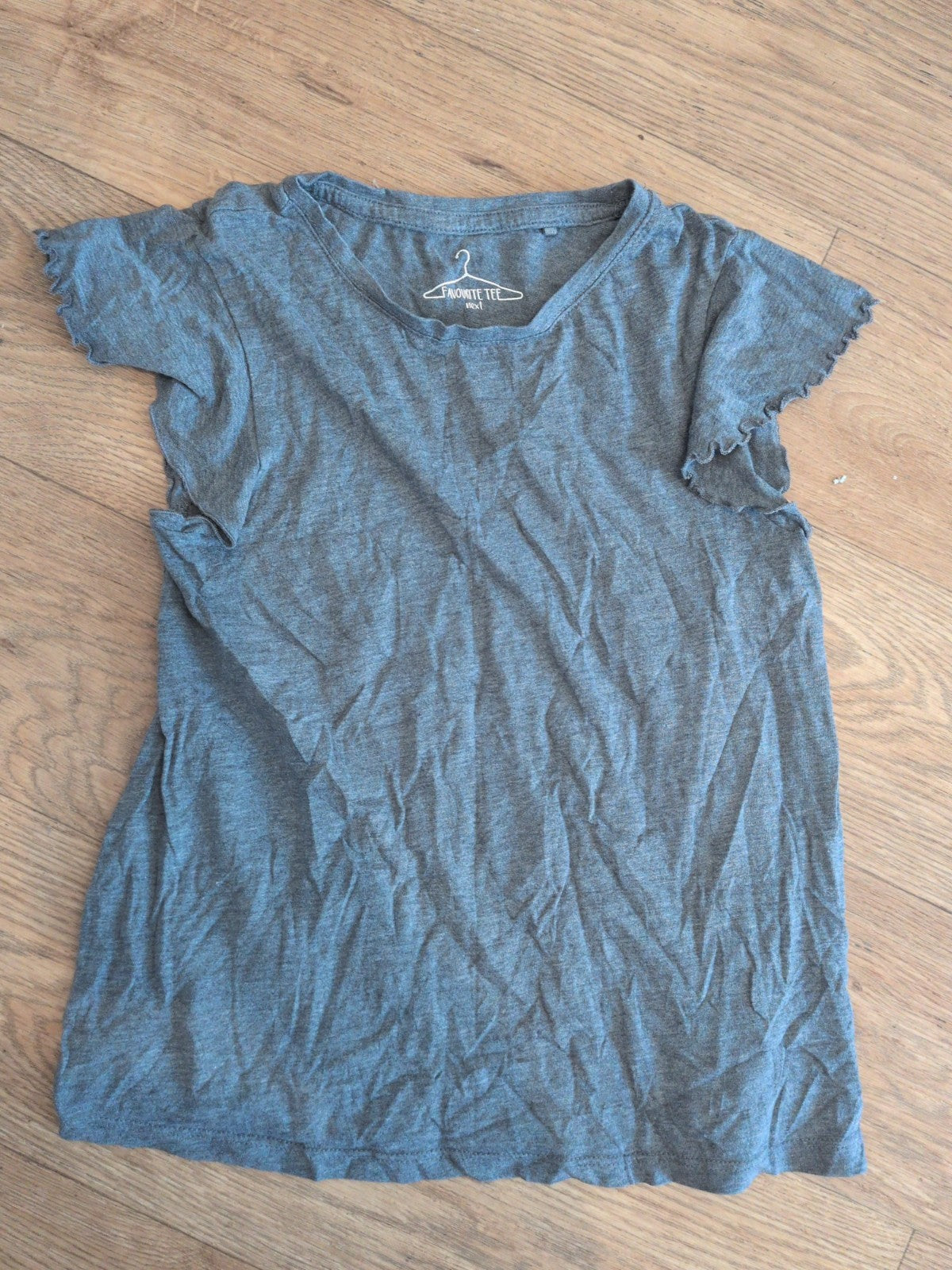 Girls Next 8 Years Grey Short Sleeve T-shirt
