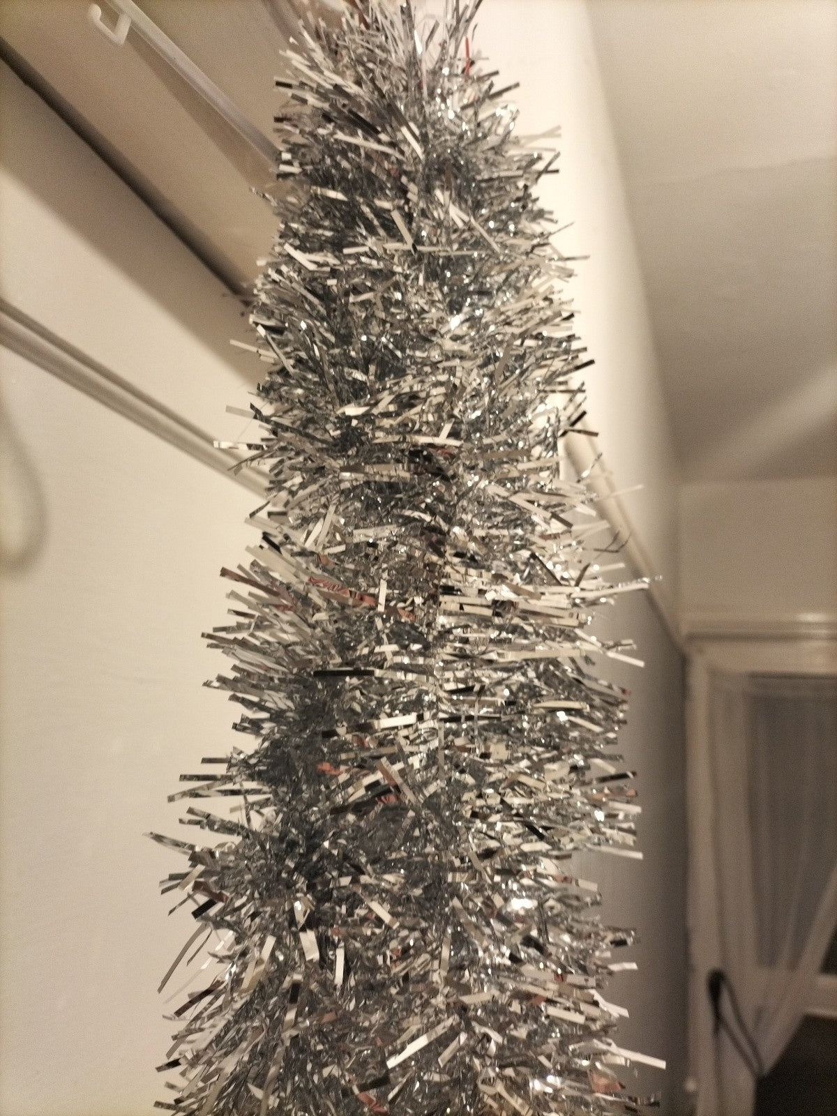 Brand new Silver 2M Christmas decoration Tinsel