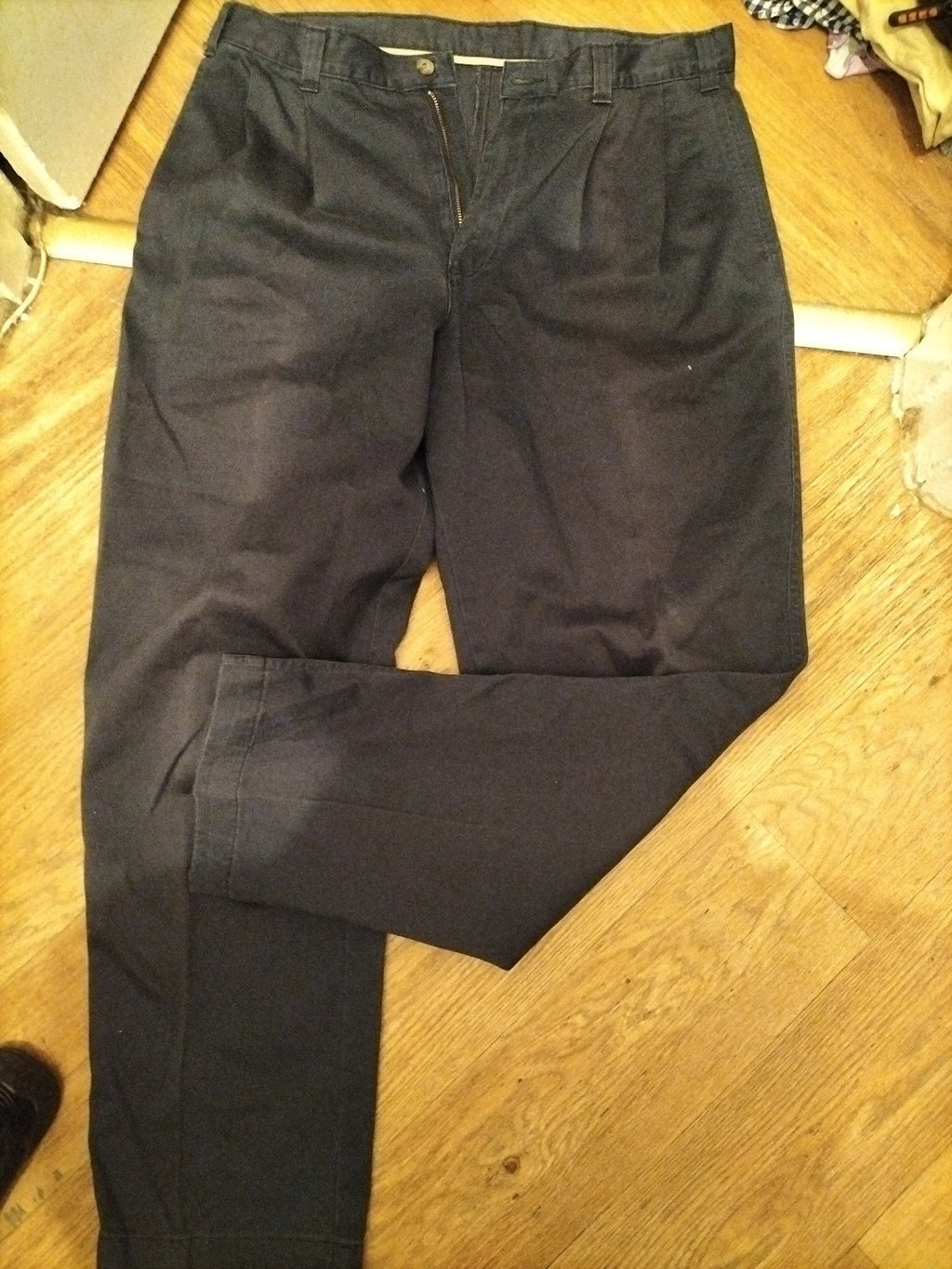 Marks And Spencer St Micheal Medium Navy 34/31 Chino