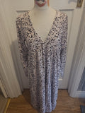 Ladies Pretty Lavish Size Small Pink Black Long Sleeved Dress