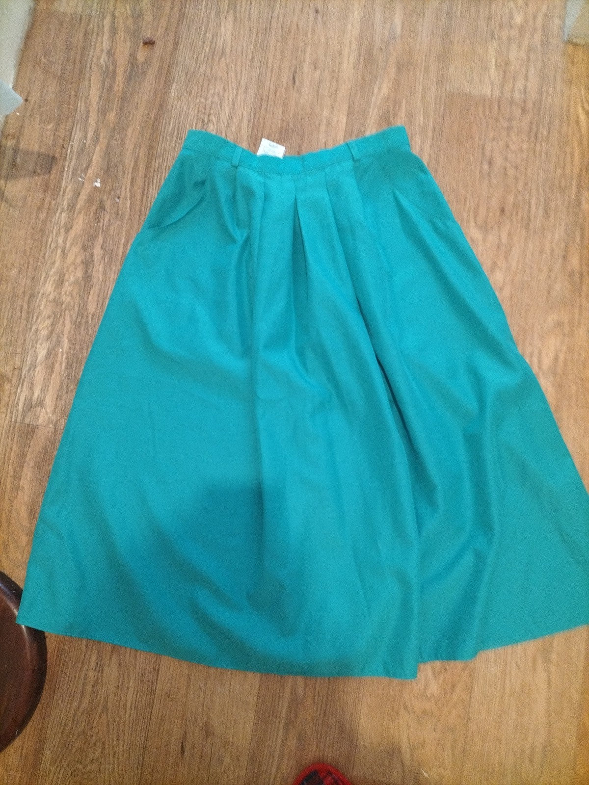 Ladies St Michael Size 14(Length 27") Bright Green Lined Skirt