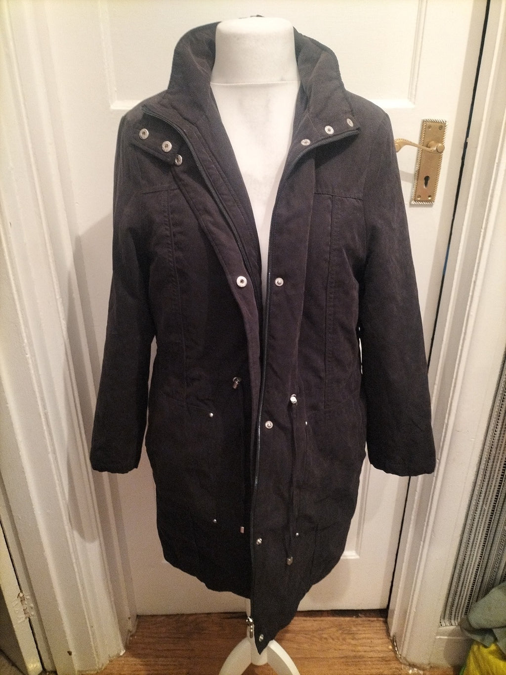 Ladies Bonmarche Size 16 Black Lined Jacket