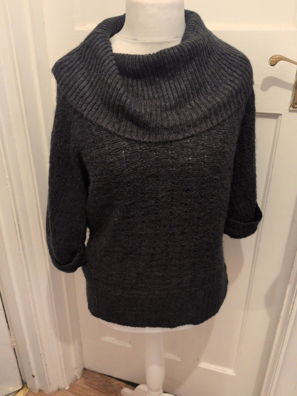 Evie 14-16 Black Roll Neck Jumper