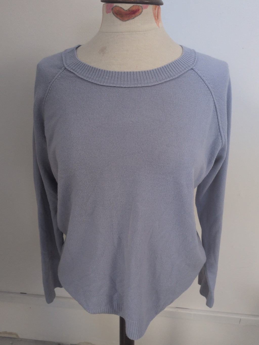 Tu 16 Pale Blue Long Sleeve Lightweight Jumper
