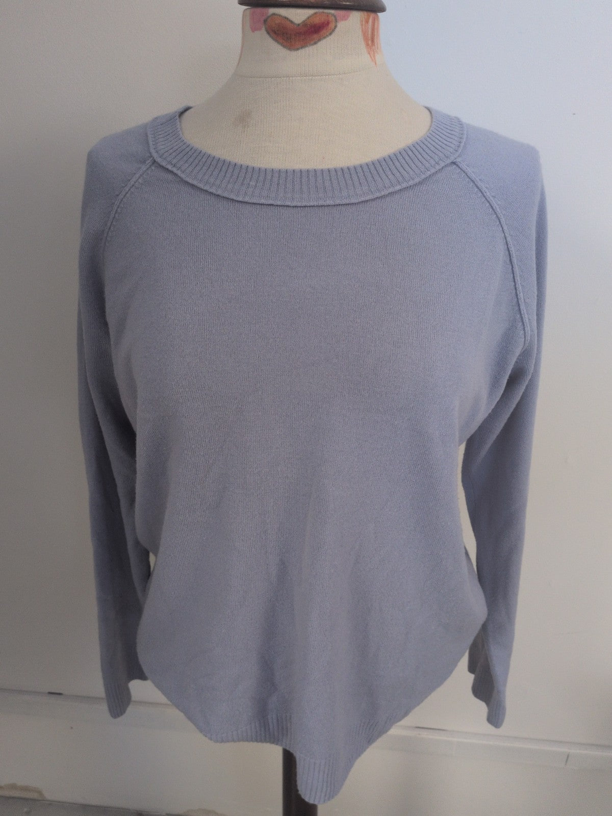 Tu 16 Pale Blue Long Sleeve Lightweight Jumper