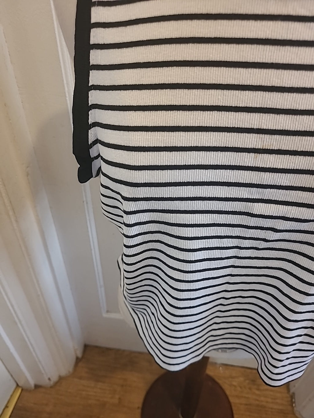 Ladies Primark Size 22-24 Striped Rib Crop Vest