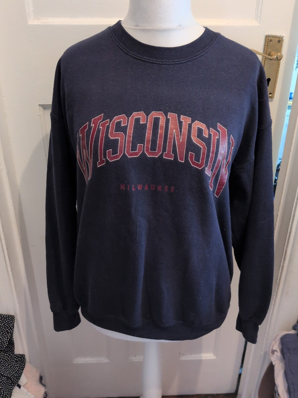 Missguided Medium Navy Winconsin Jumper