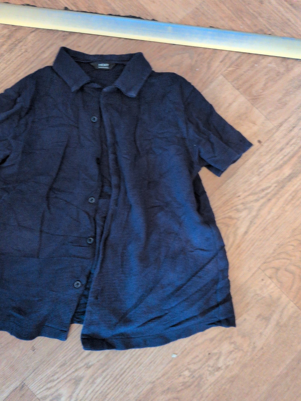 Next 7 Years Navy Short Sleeve Buttoned Shirt