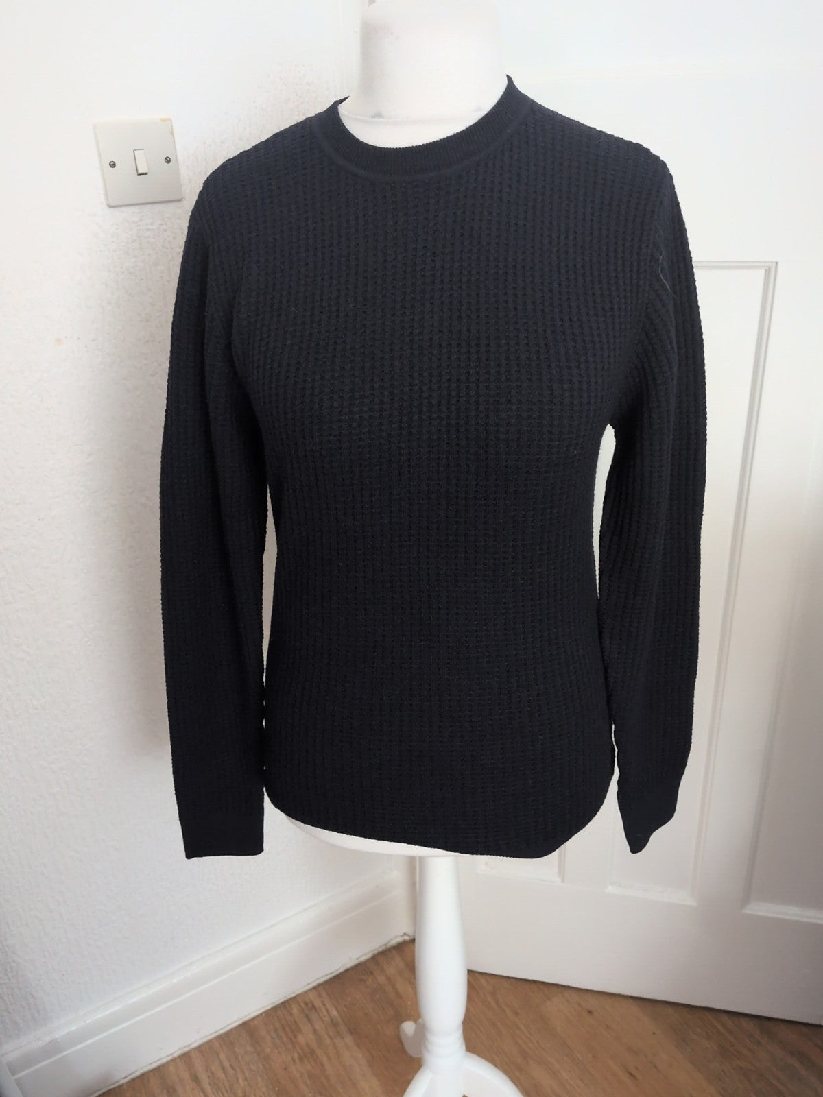F&F Small Navy Long Sleeve Pullover Jumper