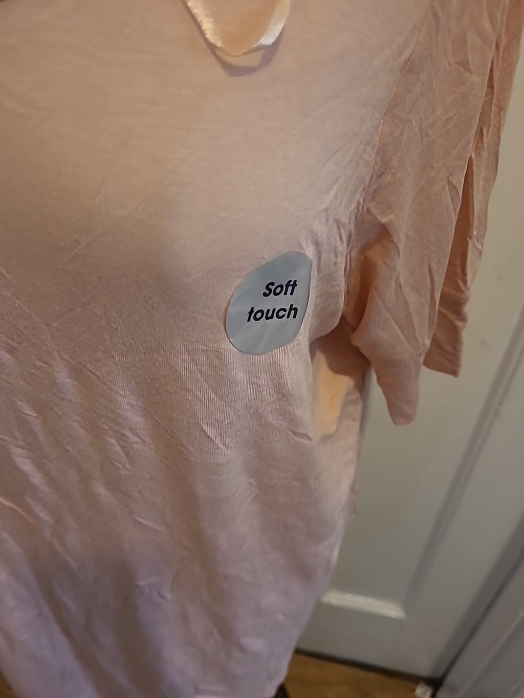 Ladies Tu Size 16 Pale Pink Soft Touch Short Sleeved Tshirt
