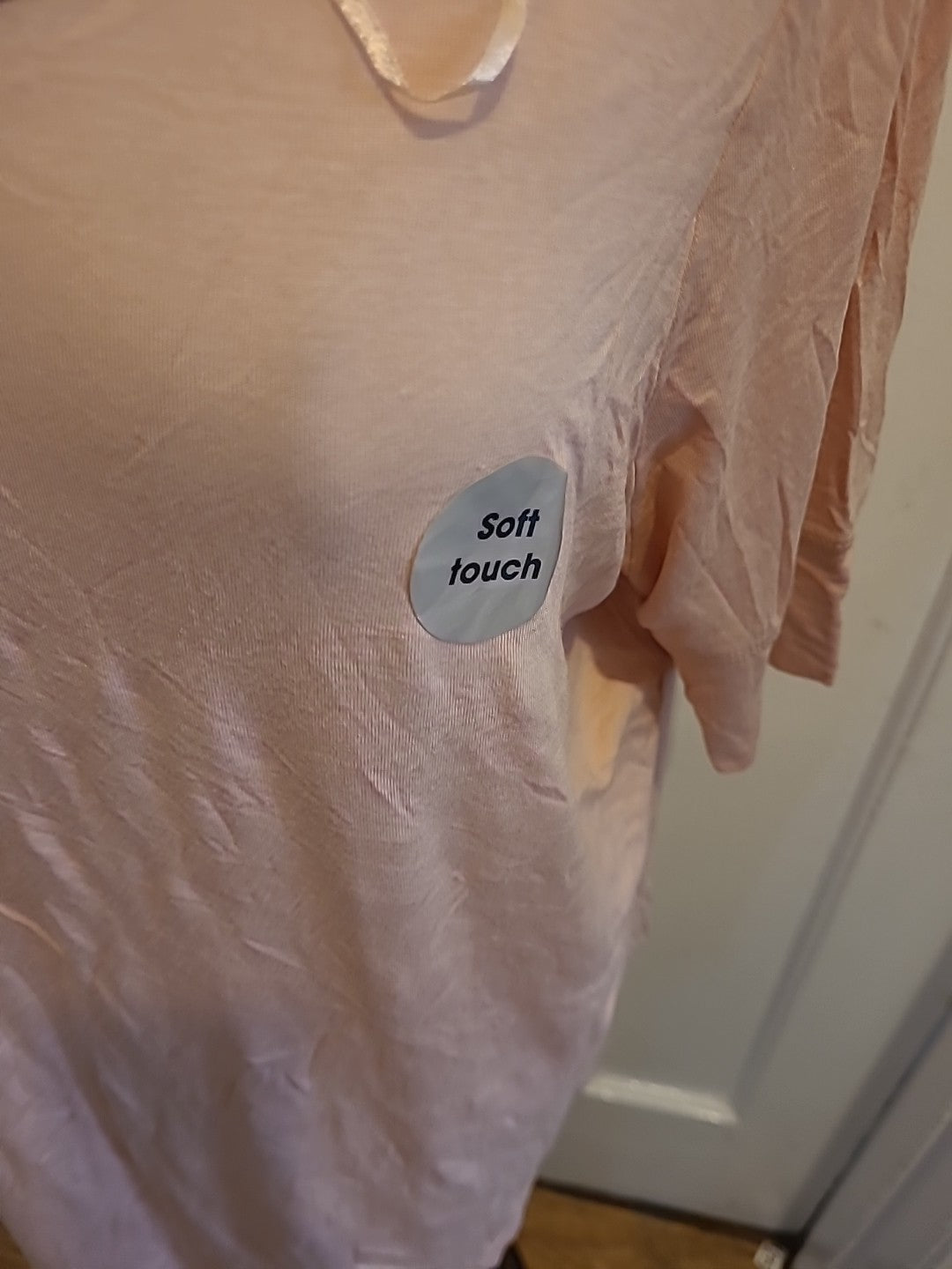 Ladies Tu Size 16 Pale Pink Soft Touch Short Sleeved Tshirt