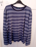 Mens Long Sleeved Top TOM FRANKS size Large Striped