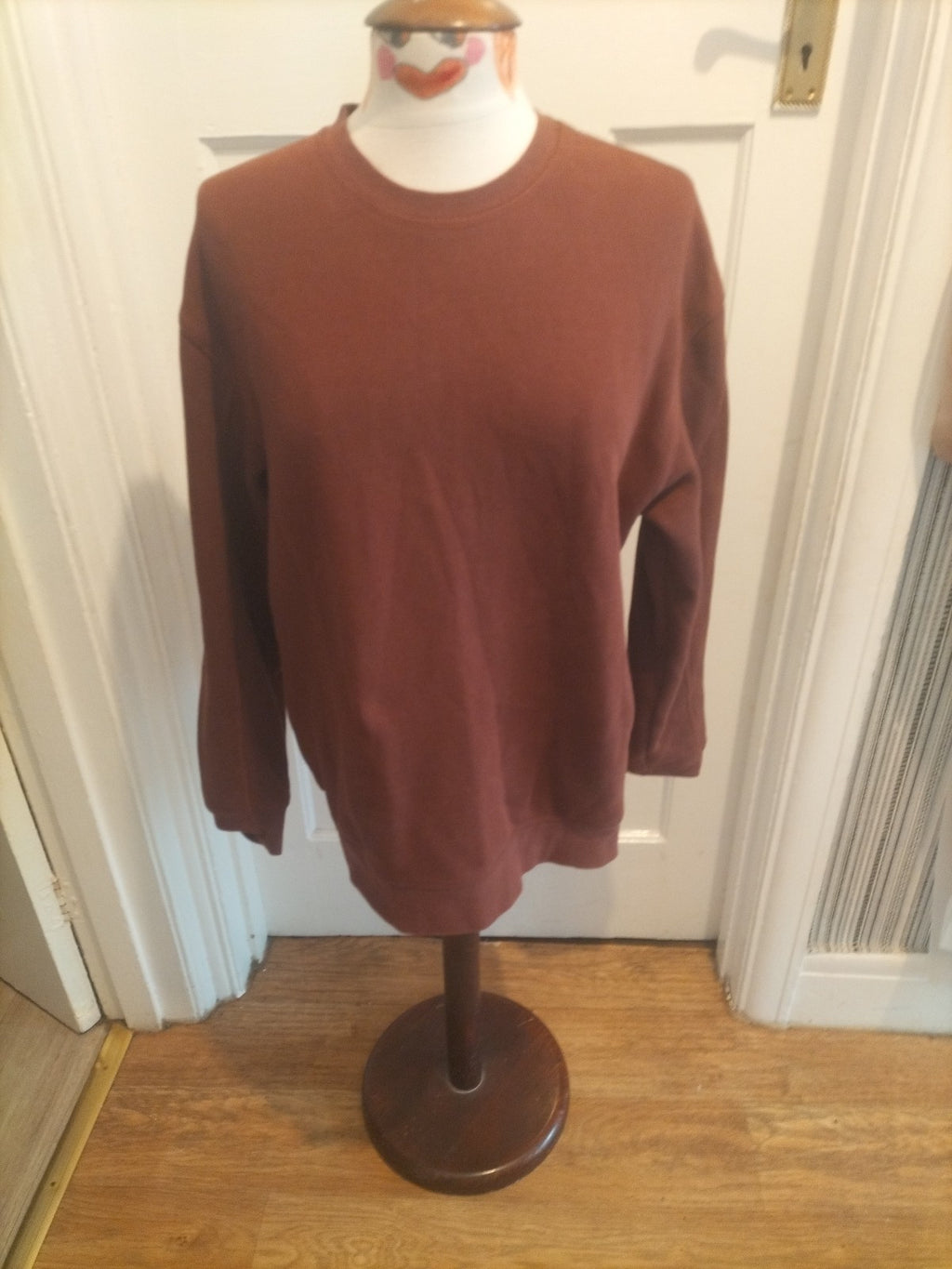 Ladies Topshop Size Small Brown Pullover Sweatshirt
