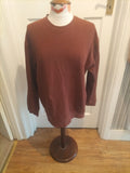 Ladies Topshop Size Small Brown Pullover Sweatshirt