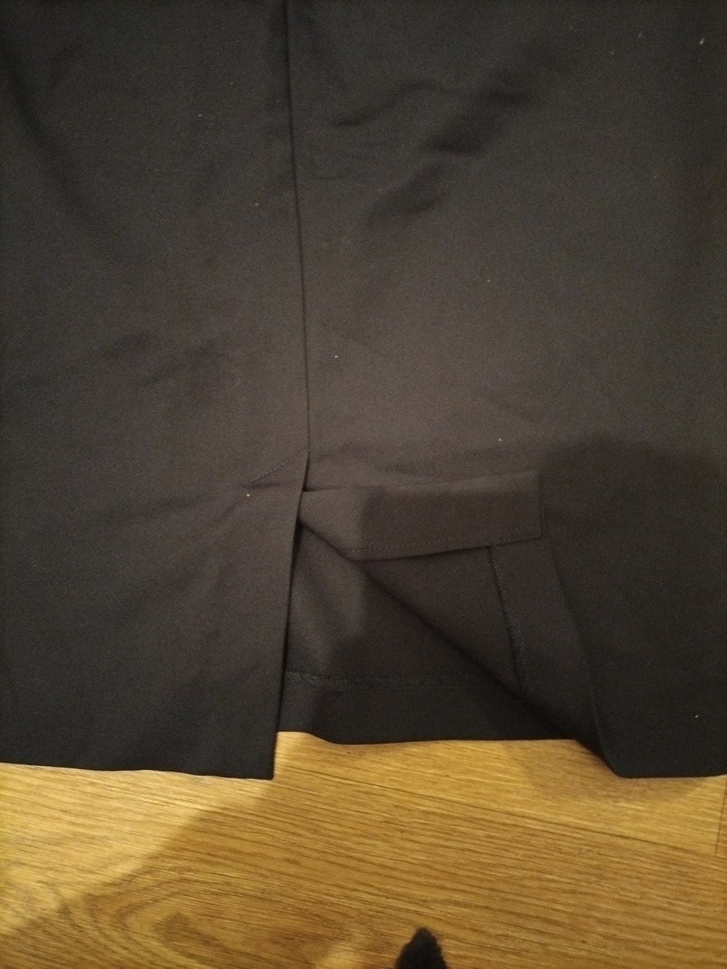 Ladies Next Size 16 Navy Pencil Skirt With Imitation Pockets
