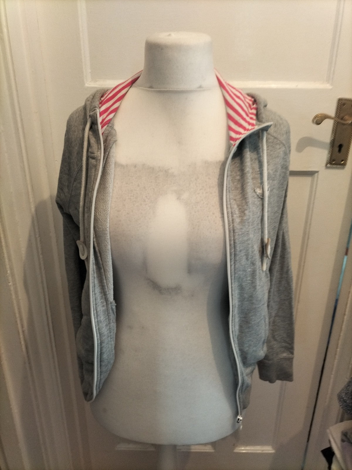 Adidas 10/12 Grey Full Zip Hoodie