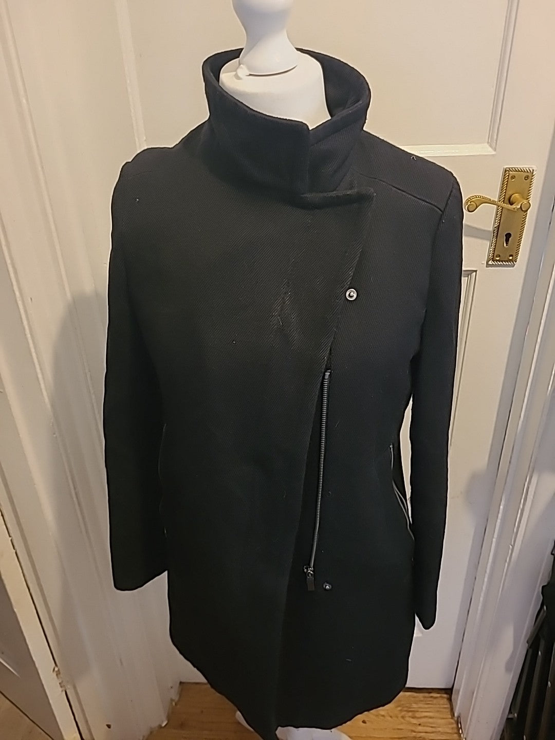 Ladies Next Outerwear Size 8 Black Lined Jacket