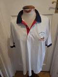 Mens Uneek Size Large White Portsmouth Pub Polo