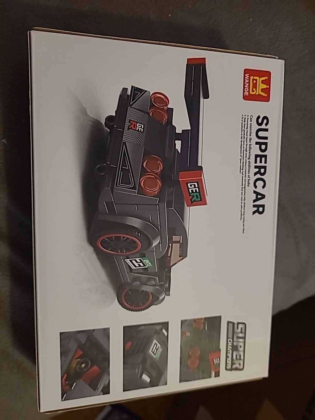 Brand New Wange 166pcs Super Car