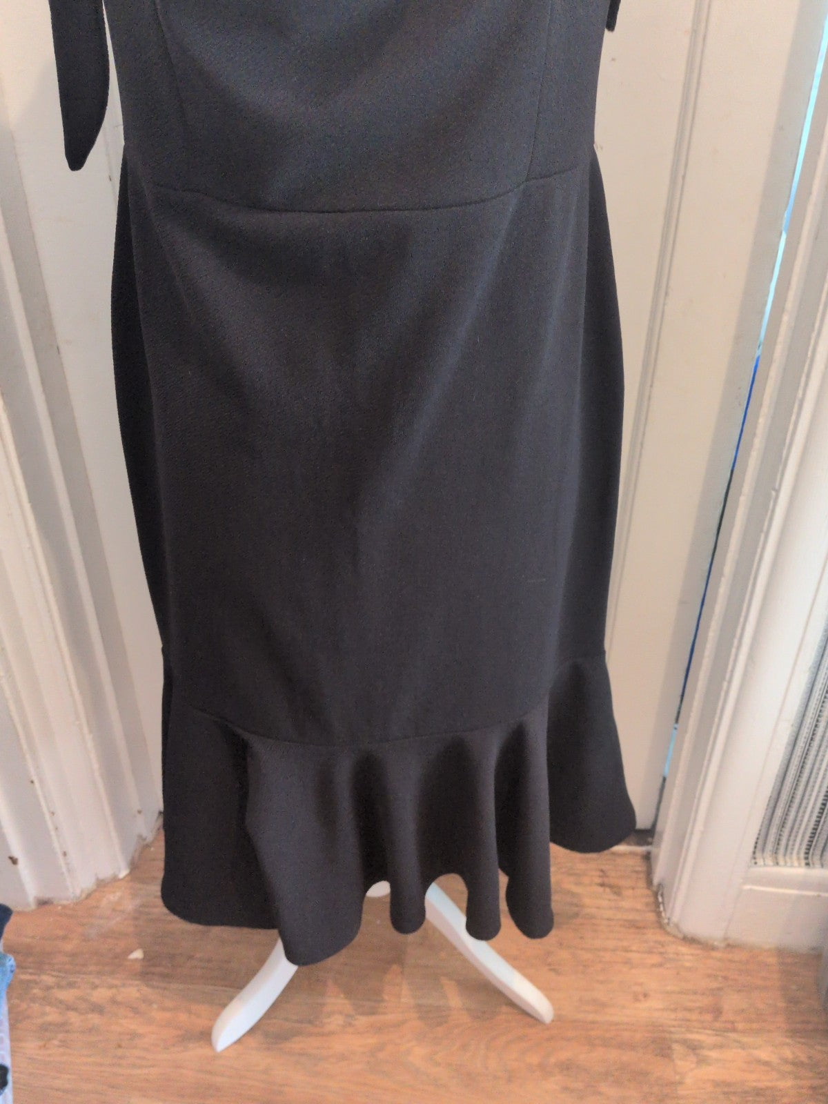 Ladies Boohoo Plus Size 18-20 Black Sleeveless Dress