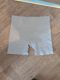 Primark Medium 12-14 Pale Brown Rib Biker Shorts