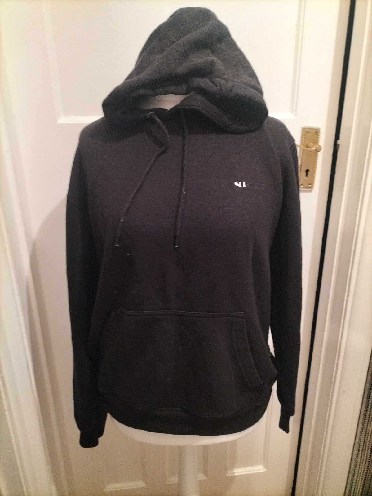 Mens Nicce Size Medium Black Pullover Hoodie