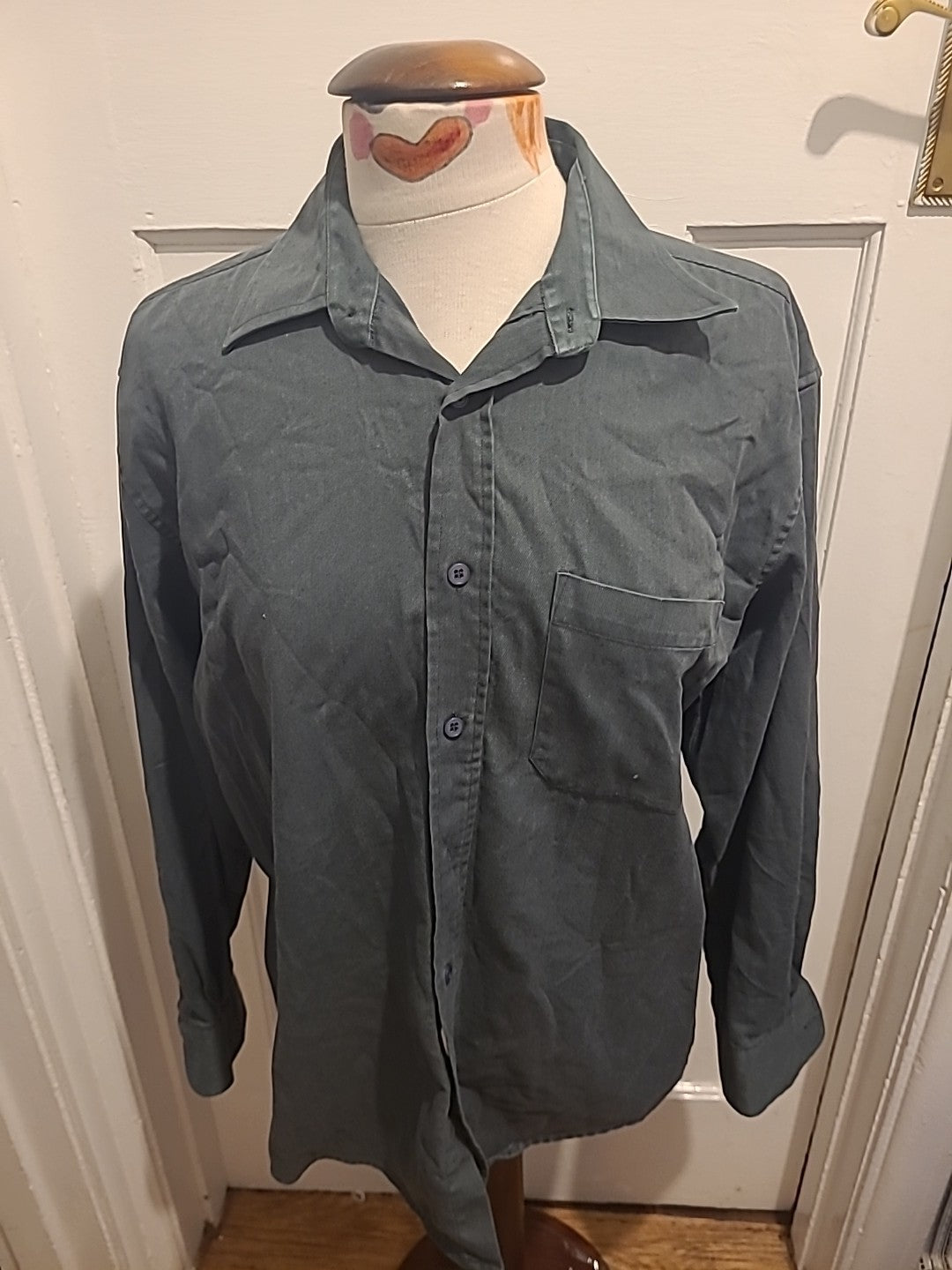 Mens Northwood Size Small Grey Long Sleeved Shirt